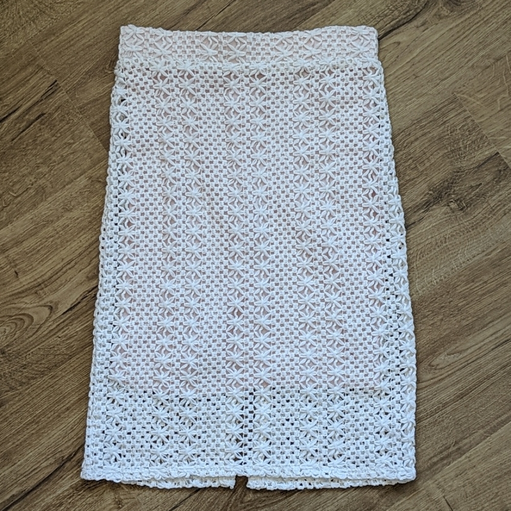 Free People Crochet Pin-Up Pencil Skirt